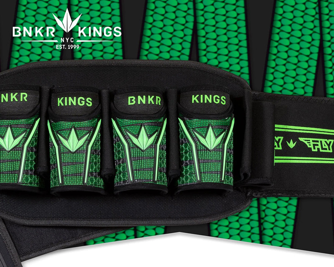 Bunkerkings Fly Pod Pack - 4 + 7 Lime Laces