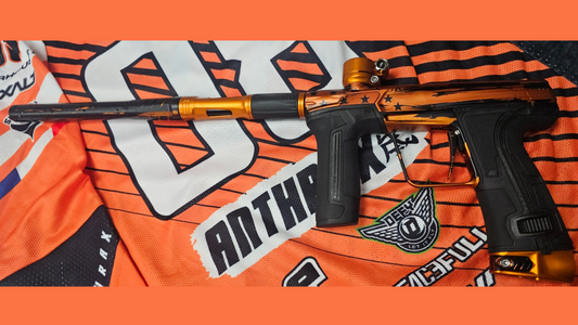 Planet Eclipse CS3 -Special edition custom anodized Stars and Stripes Orange. Free shipping in USA!!